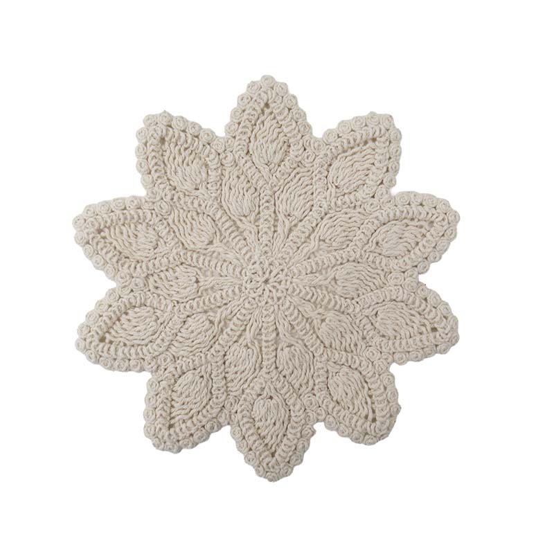 コットンレース ドイリー(18cmR)